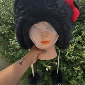 Hello Kitty Faux Beanie 🖤
